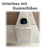 Gummifüße für sicheren Stand